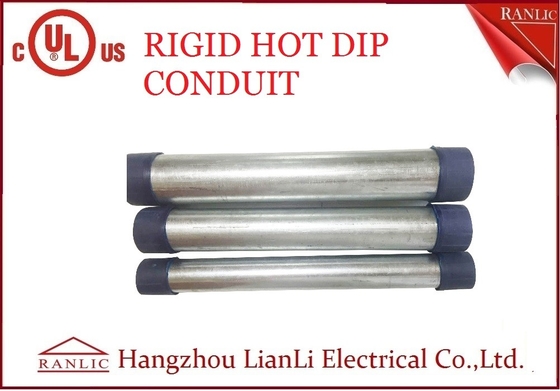 China RGD galvanizó el conducto de acero rígido, pulgada del 1/2 tubería eléctrica del conducto de 4 pulgadas proveedor