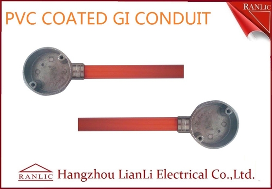 China El PVC anaranjado cubrió los conductos eléctricos del SOLDADO ENROLLADO EN EL EJÉRCITO BS4568 con 1.6m m Thickenss proveedor
